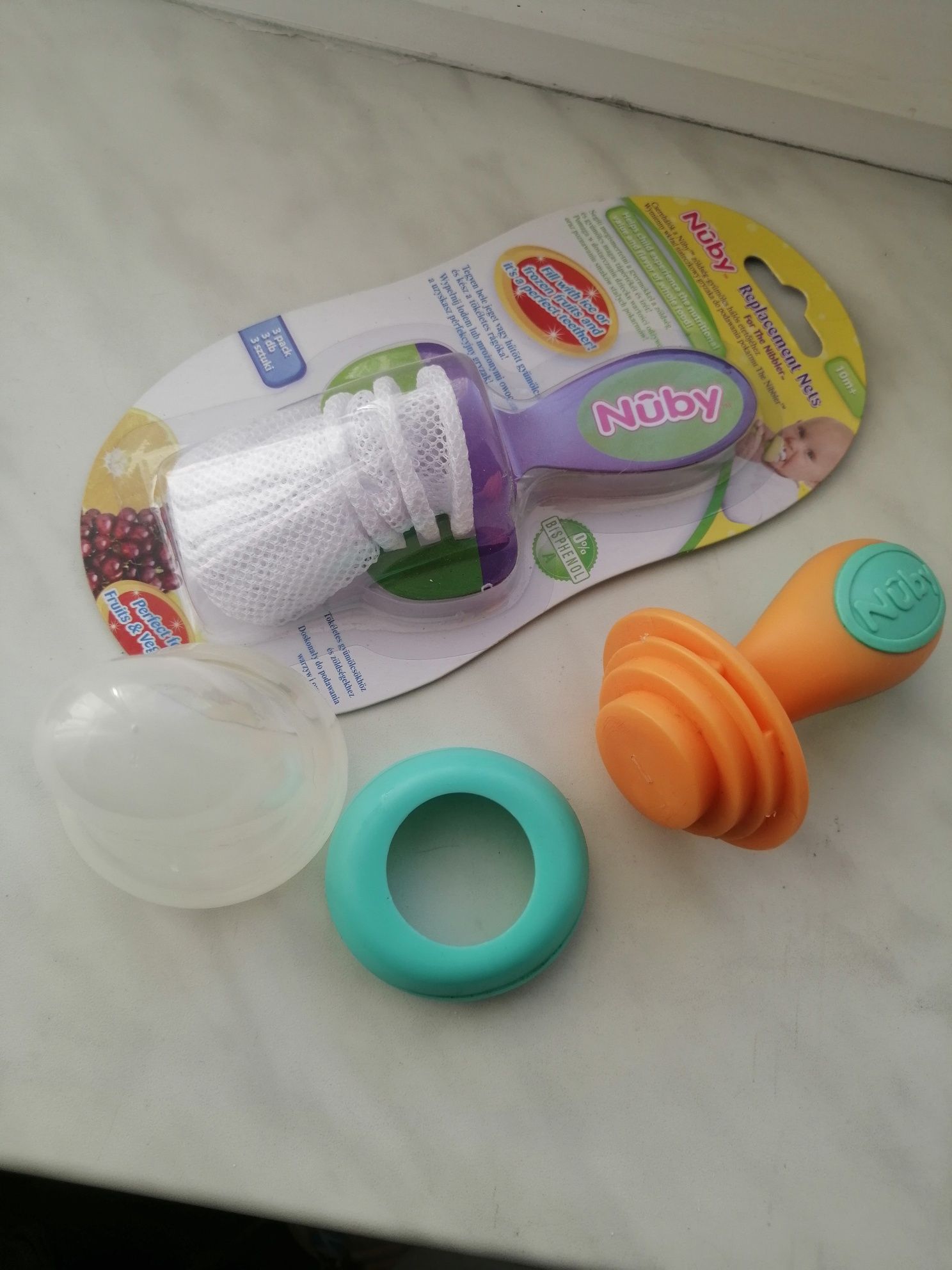 Ниблер Nuby+набор сеточек Nuby.