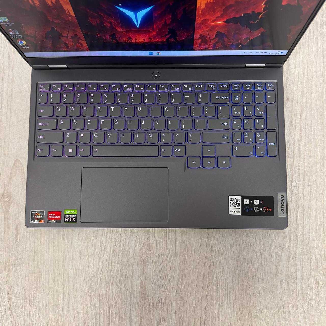 Lenovo Legion 5 15ARH7H 165Hz Ryzen 7 6800H 16GB SSD 512GB RTX 3060