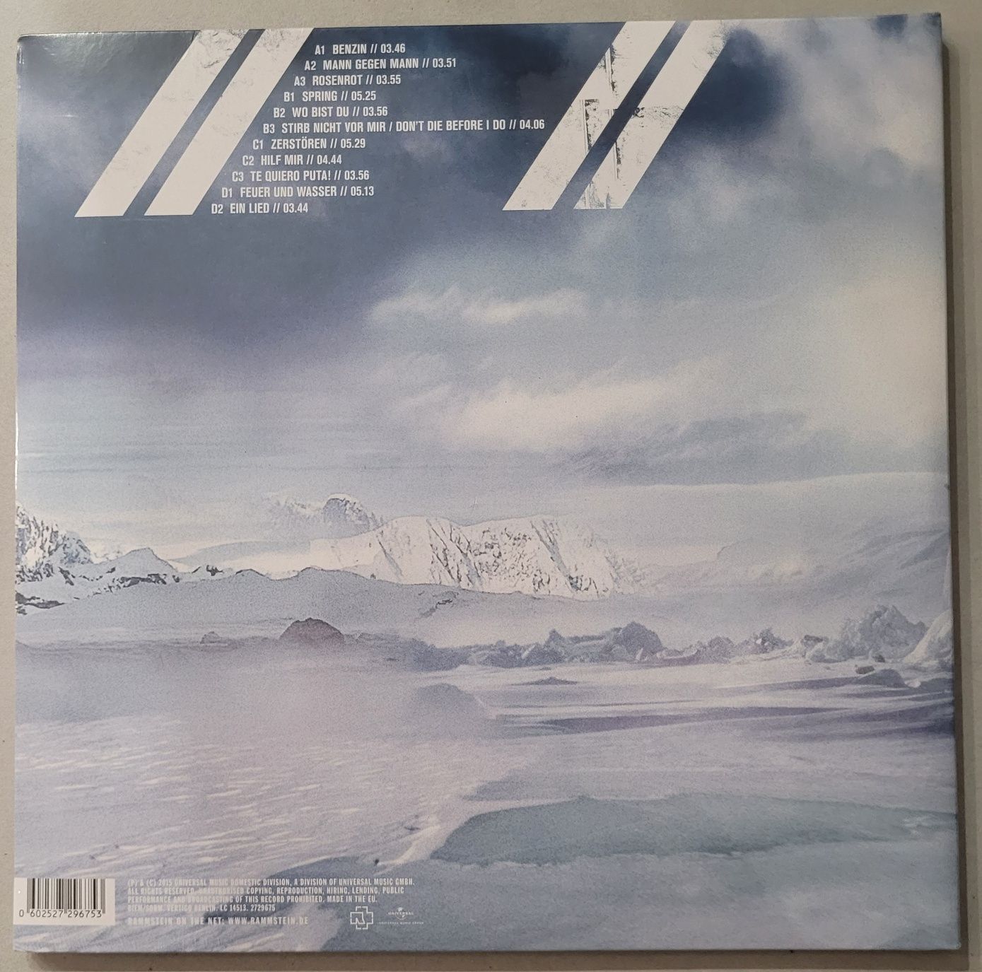 Rammstein - Rosenrot 2LP 2017 Europe  Mint / Nowa