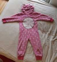 Ciepła piżama/pajacyk dla dziewczynki 3-4 lata