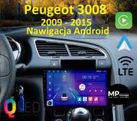 Radio Android PEUGEOT 3008  LTE 4G DSP Qled CarPlay/AA Montaż!!!