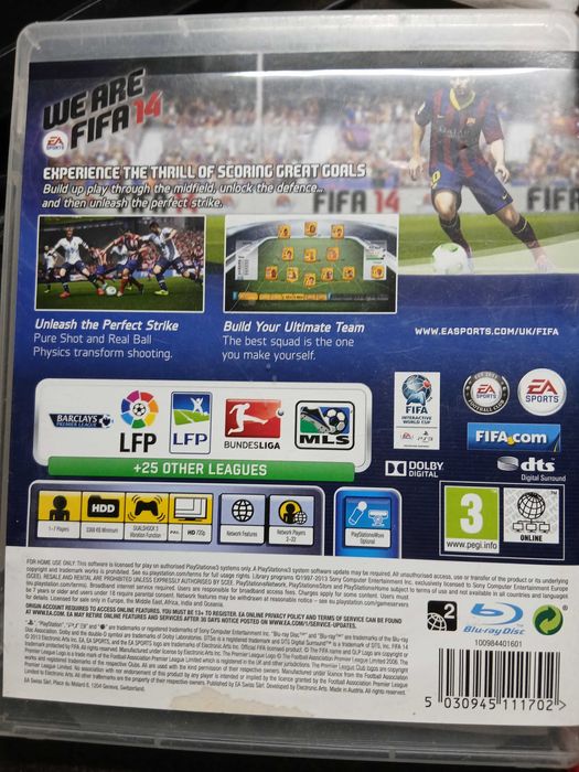 Продам игровой диск FIFA 2014.