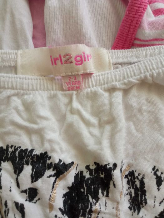 6szt. podkoszulek 98-104 i bluczka zebra