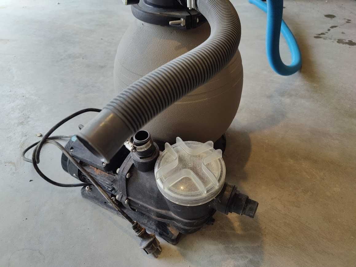 Kit Bomba e sistema de filtro de areia para piscina