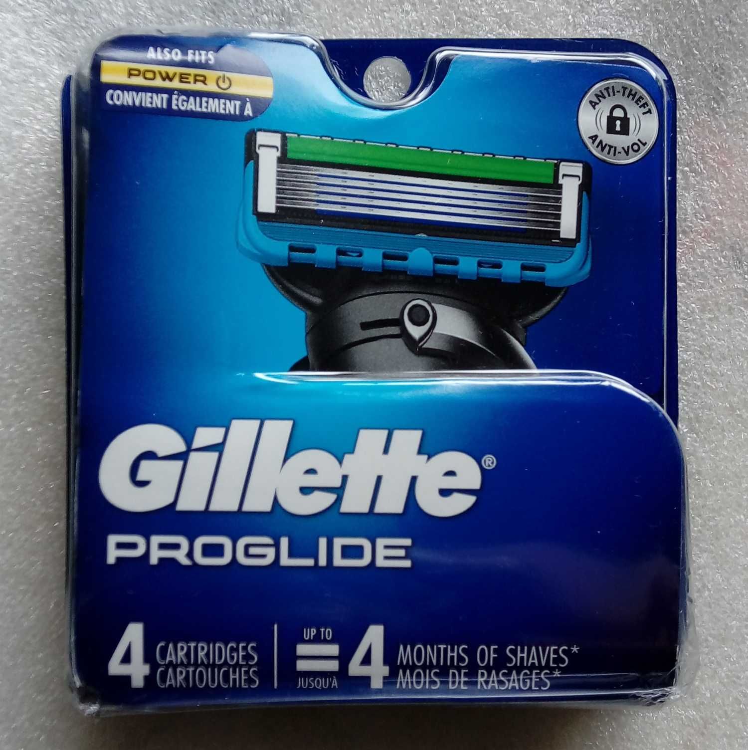 Gillette Fusion ProGlide , 4 шт. (оригинал, USA)