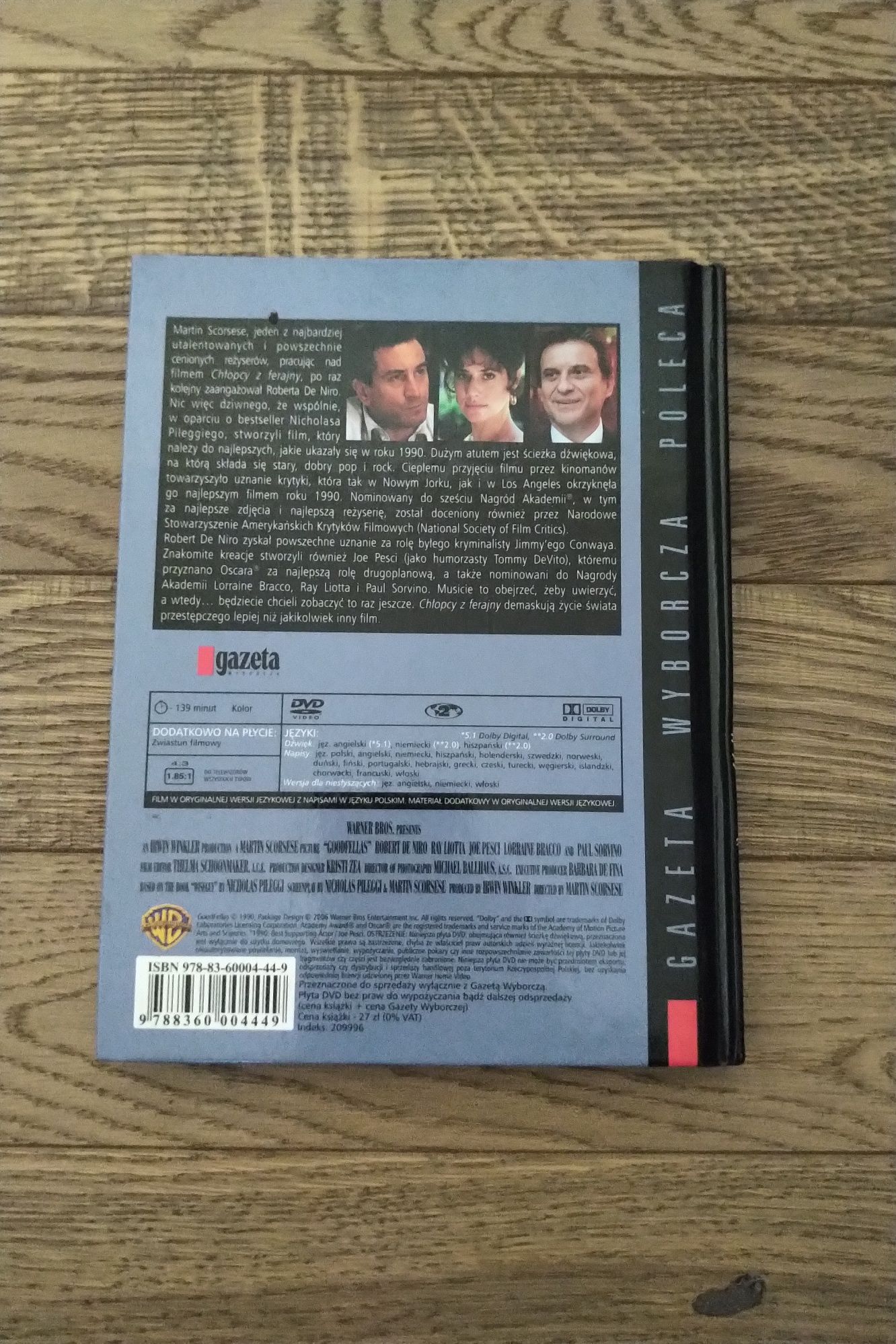 Chłopcy z Ferajny martin scorsese film dvd plyta