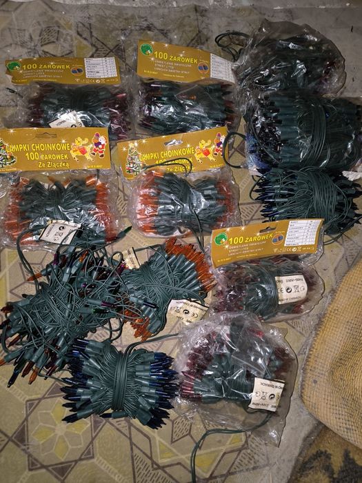 Lampki choinkowe mix 17 zestawów