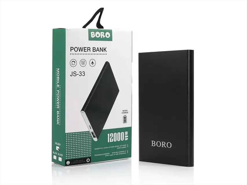Power bank 12000mAh Boro JS-33