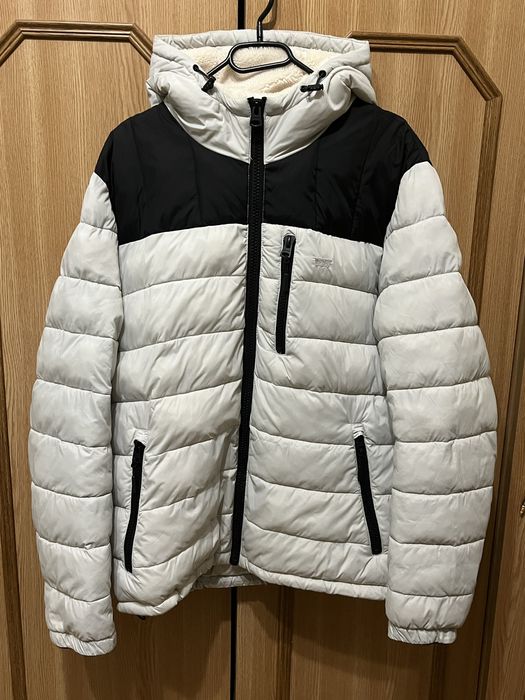 Оригінальний пуховик від Levi’s hooded puffer jacket