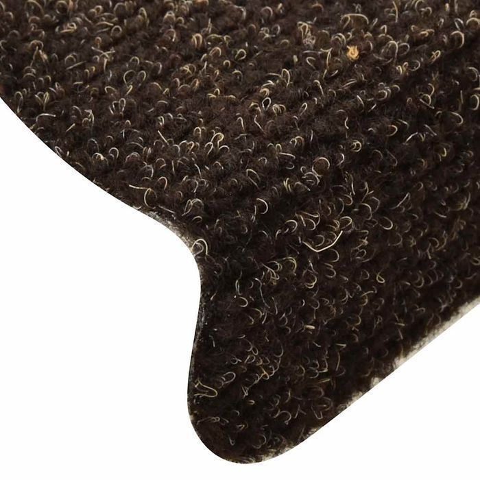 Vidaxl Maty Na Schody Samoprzylepne 30 Szt. Ciemny Brąz 56X17X3 Cm