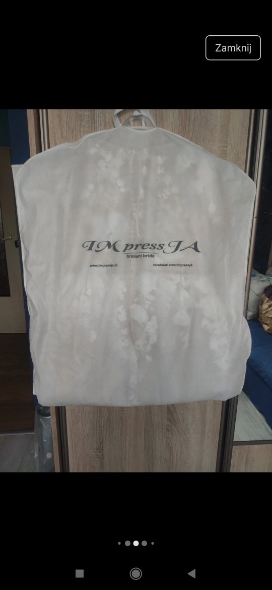 Suknia ślubna r. XL
