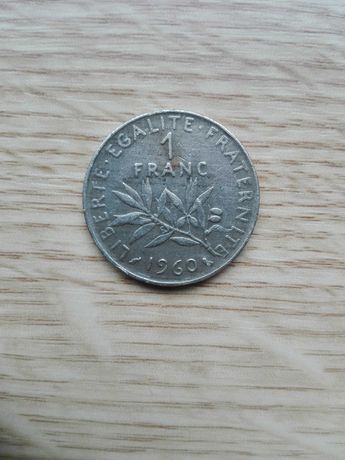 Moneta 1 Franc 1960r