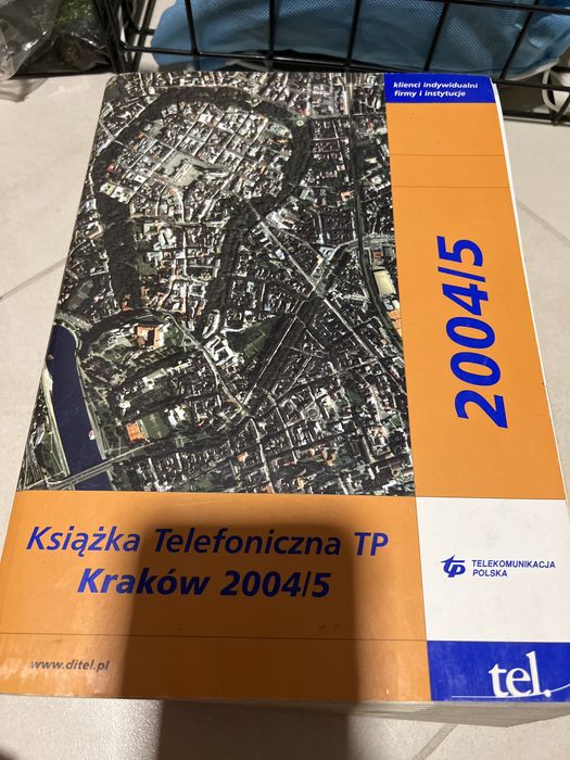 Ksiazka telefoniczna Krakow 2024/5 zabytek kolekcja