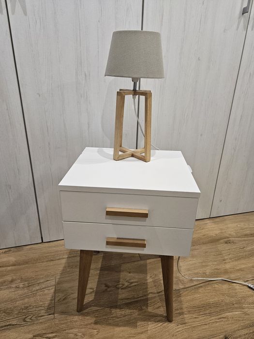 Szafki nocne + lampki