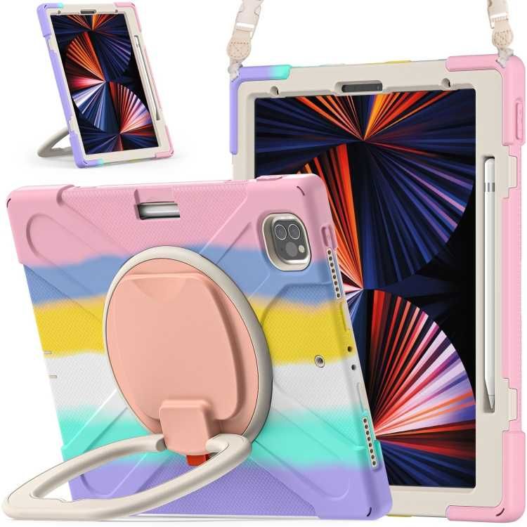 Shockproof Pancerne Etui z Paskiem do iPad Pro 12.9 2022/2021/2020