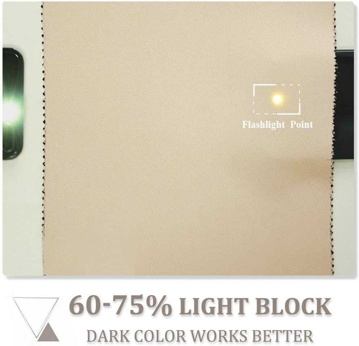 Zasłony zaciemniające Tarasowe kółka 243x132 - BEŻOWE-Pony Dance-2 SZT