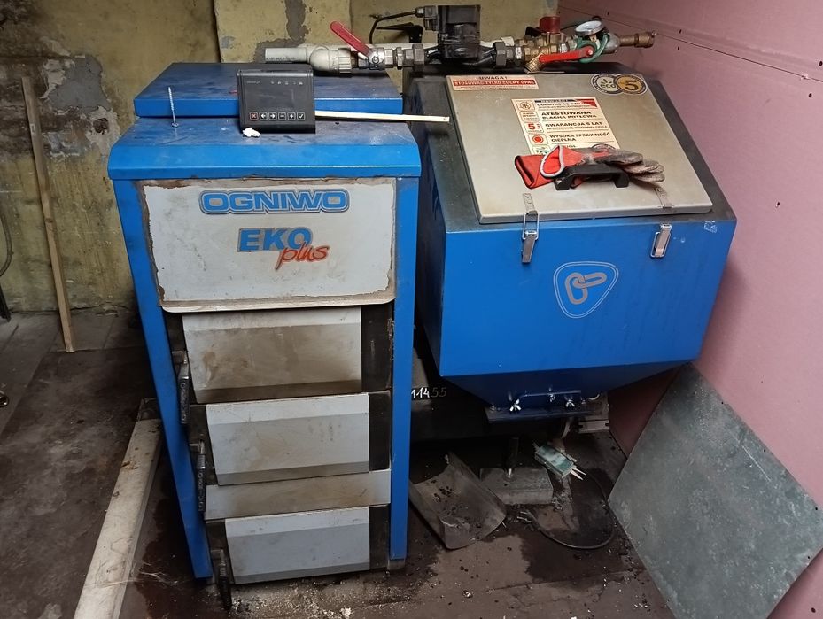 Piec Ogniwo Eko Plus pellet, eko groszek
