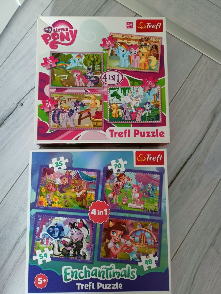 Mega paka Puzzle Trefl mix wzorów