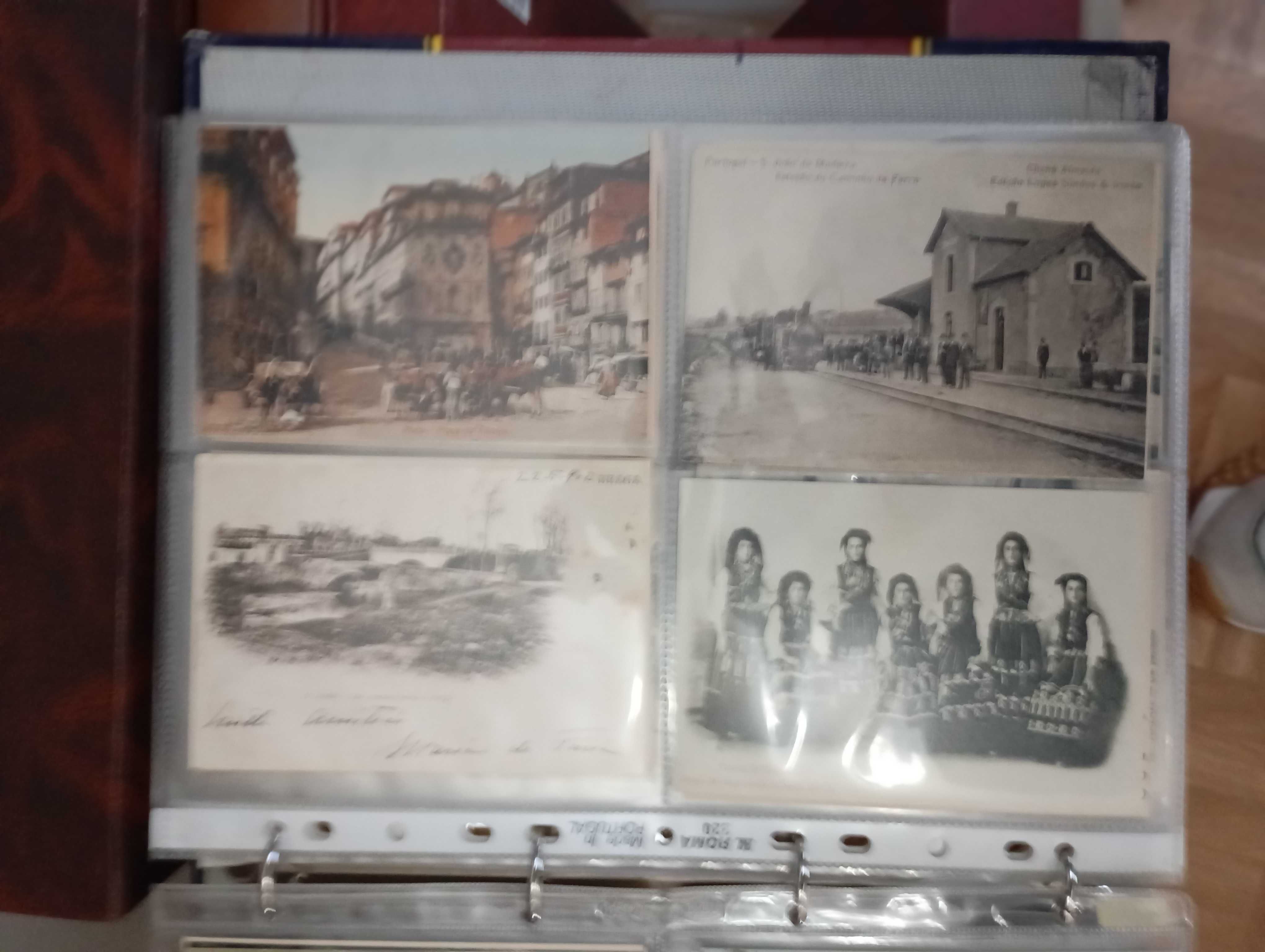 Vendo postais antigos em catálogos cada um 1€