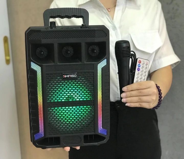 Портативная колонка Kimiso QS-627 на 10 Вт, 1200 мА/ч с микрофоном