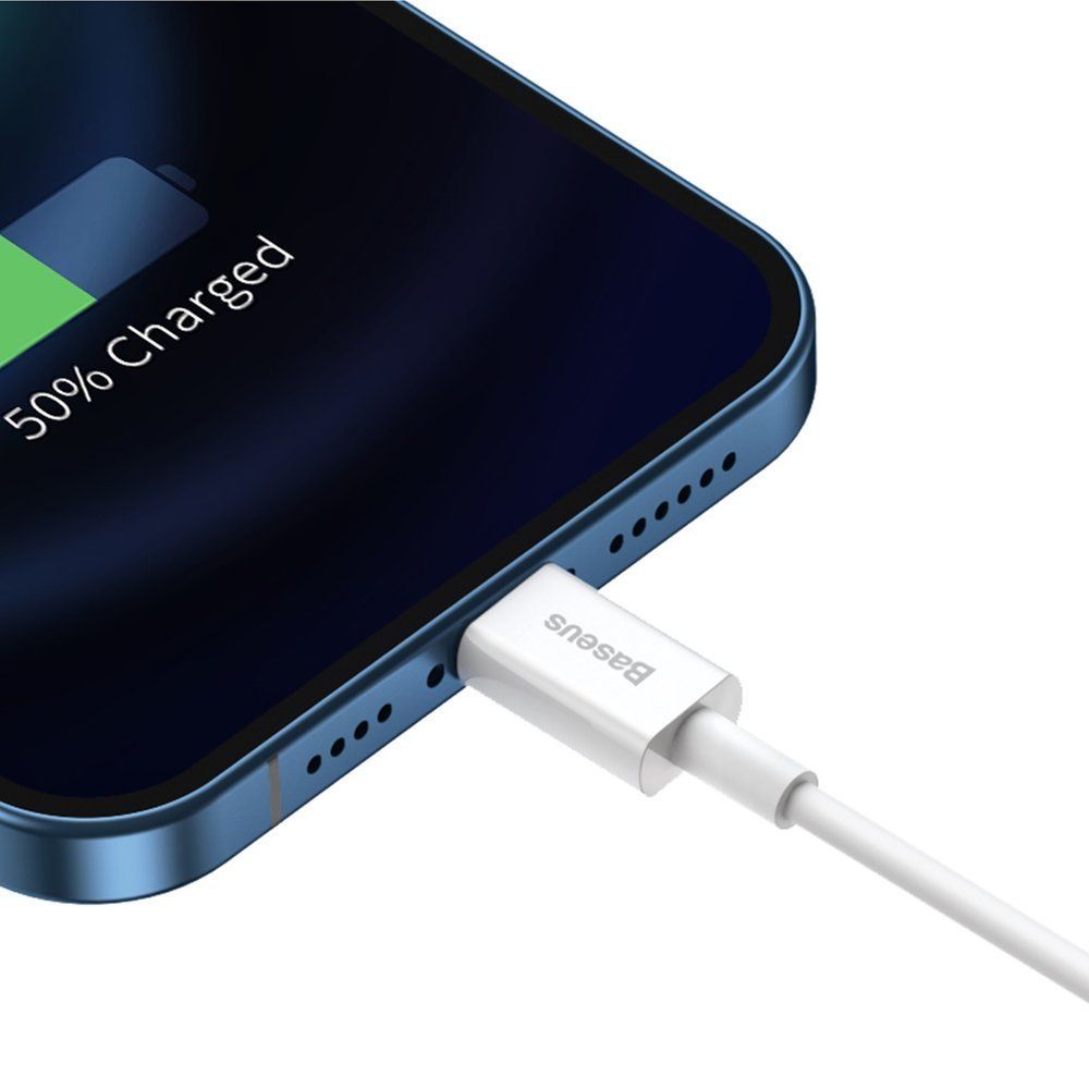kabel przewód superior do iphone usb - lightning 1.5m - biały