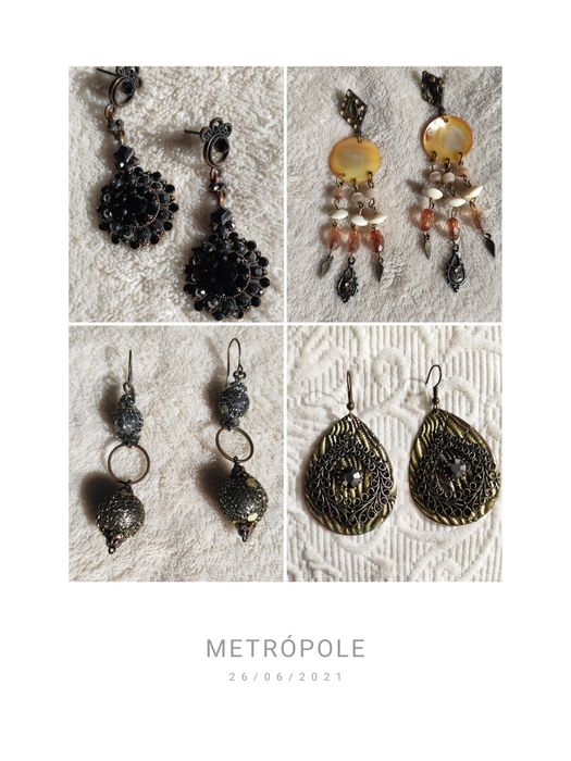 Brincos de artesanato novos