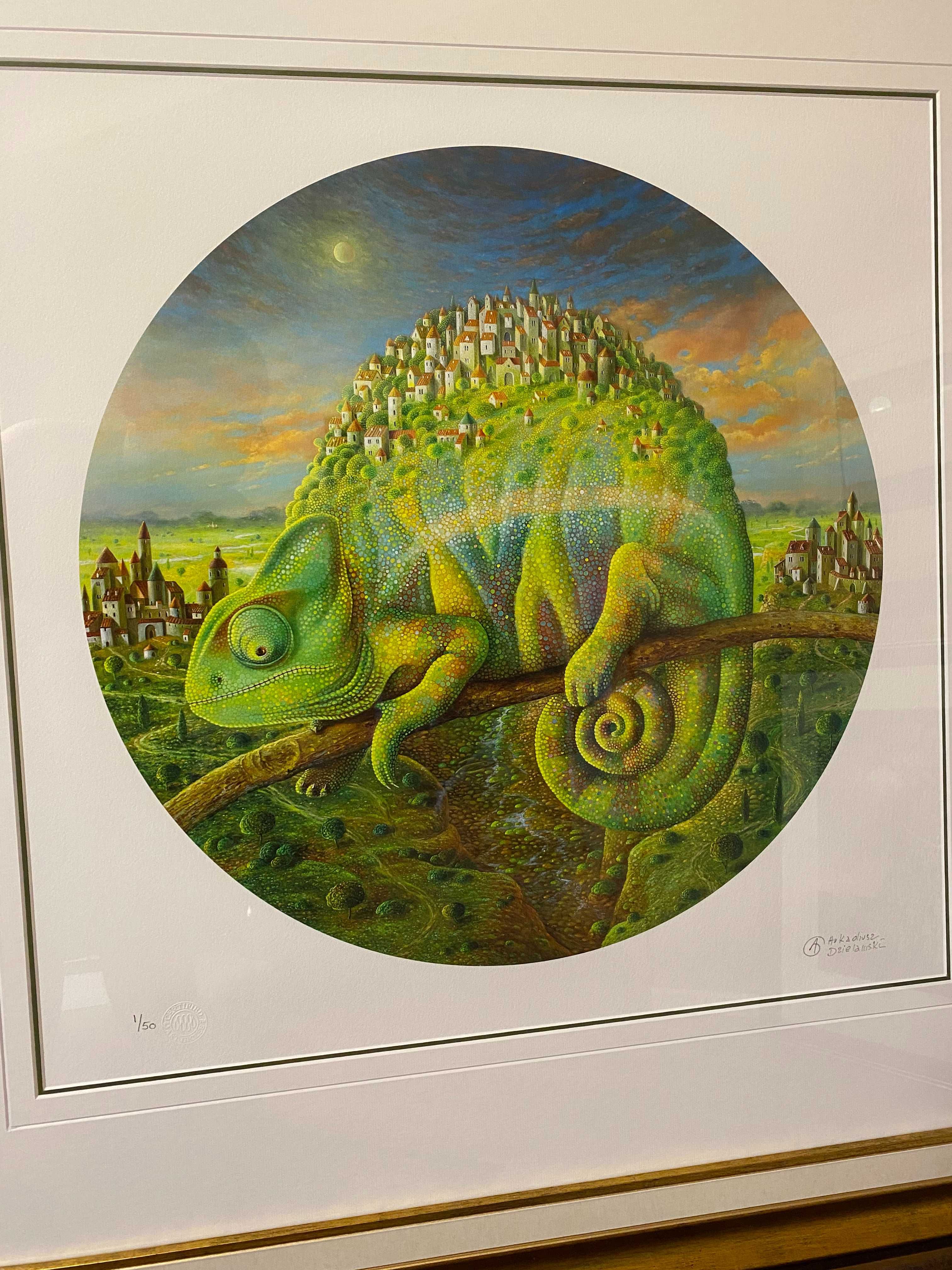 Arkadiusz Dzielawski - Giclée + piękna oprawa !!!