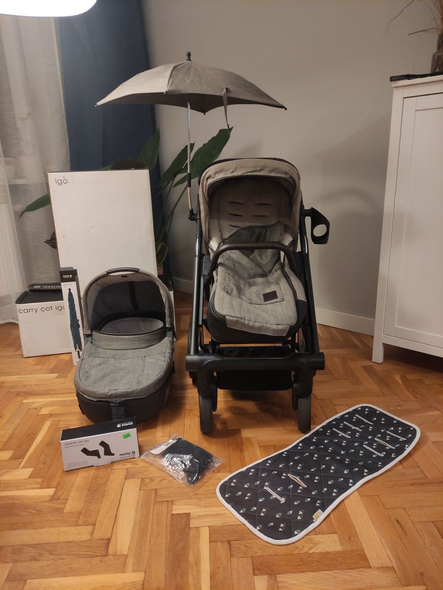 Mutsy Igo 2w1 gratisy, po jednym dziecku