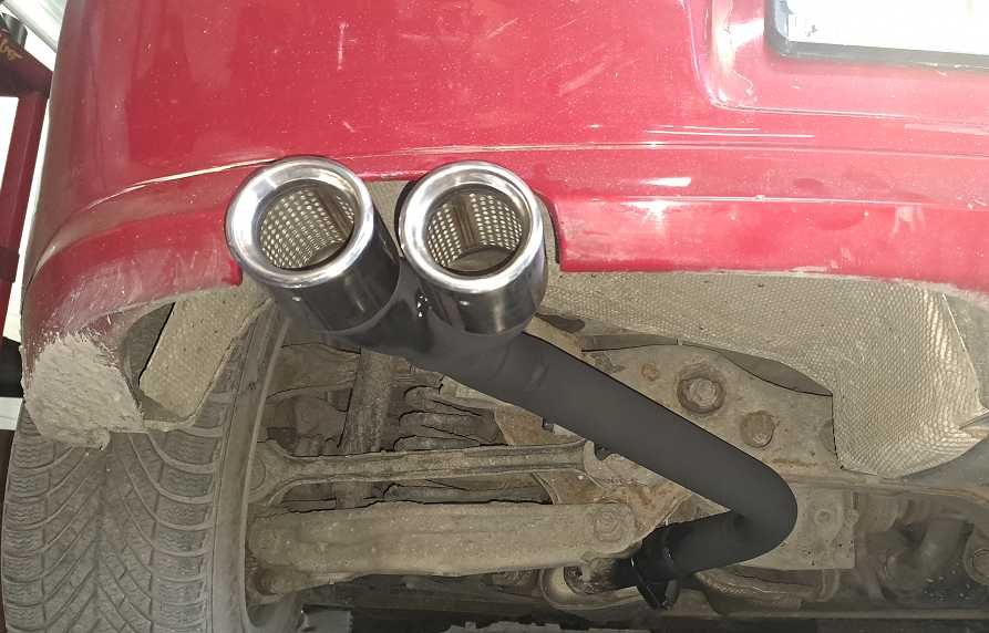 tłumik końcowy wydech BMW e87 przed lift