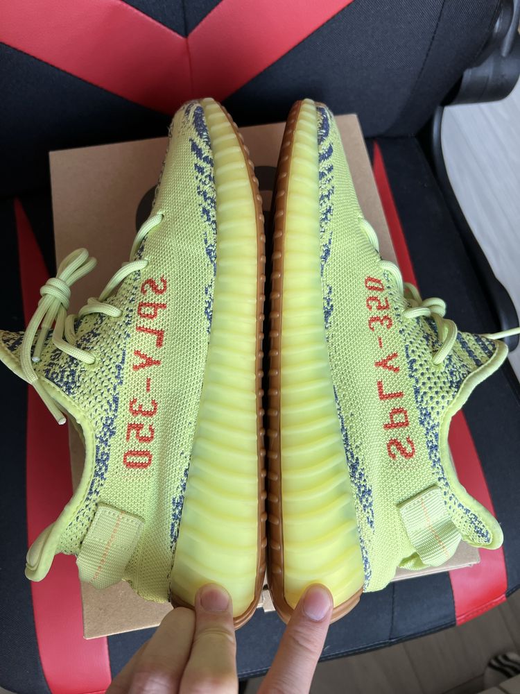 Adidas Yeezy Boost 350 V2 Semifrozen Yellow Yebra 44