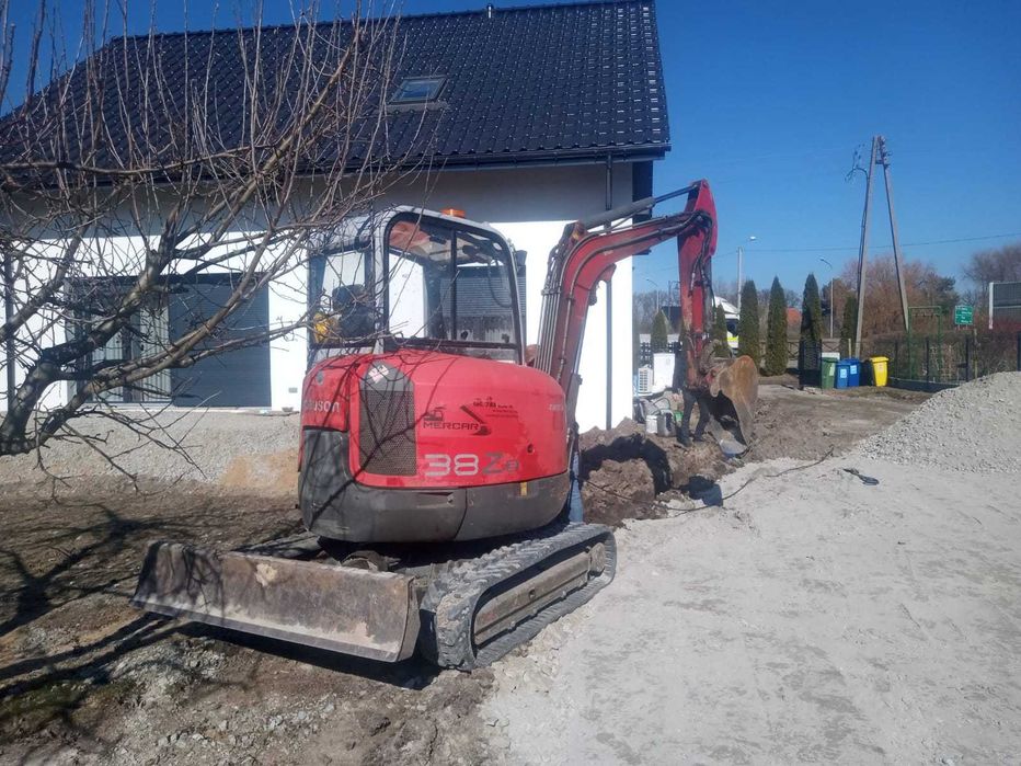 Wynajem minikoparki, koparki kołowej, przewierty , przeciski, Wrocław