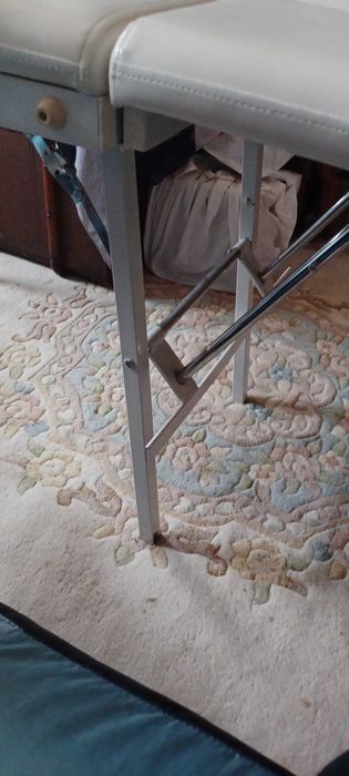 dla Kosmetyczek leżanka łóżko nóżki składane w dół głowa na płąsko