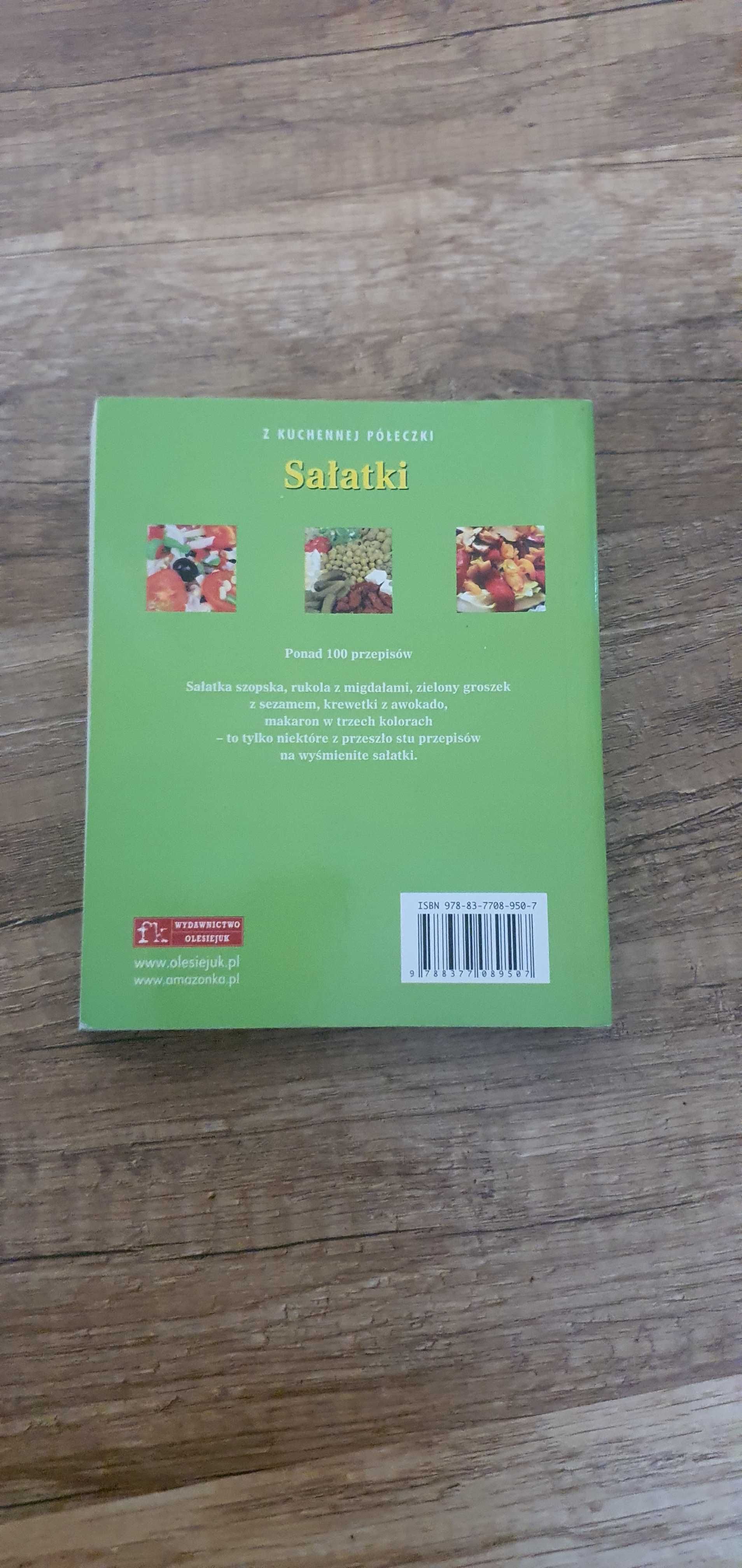 Ilustrowana książeczka z przepisami na sałatki