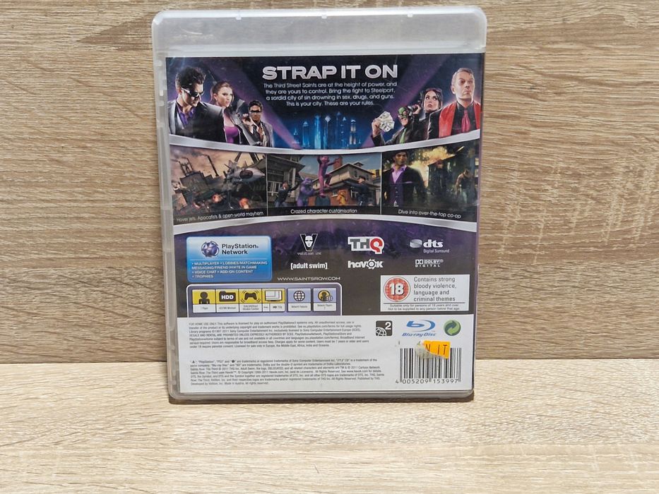 Gra saints row the third playstation 3 ps3