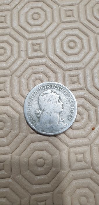 moeda de 1 escudo de 1928