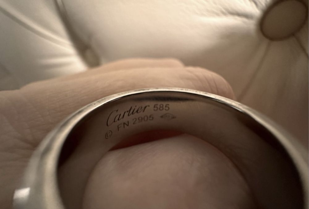 Золота каблучка,обручка,кольцо в стилі Cartier Love,18.2 роз.,10 грам