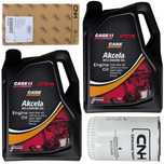 Case Jx 90 95 Euro 3 Serwis Olejowy Olej Akcela 15W40 + Filtr Oleju