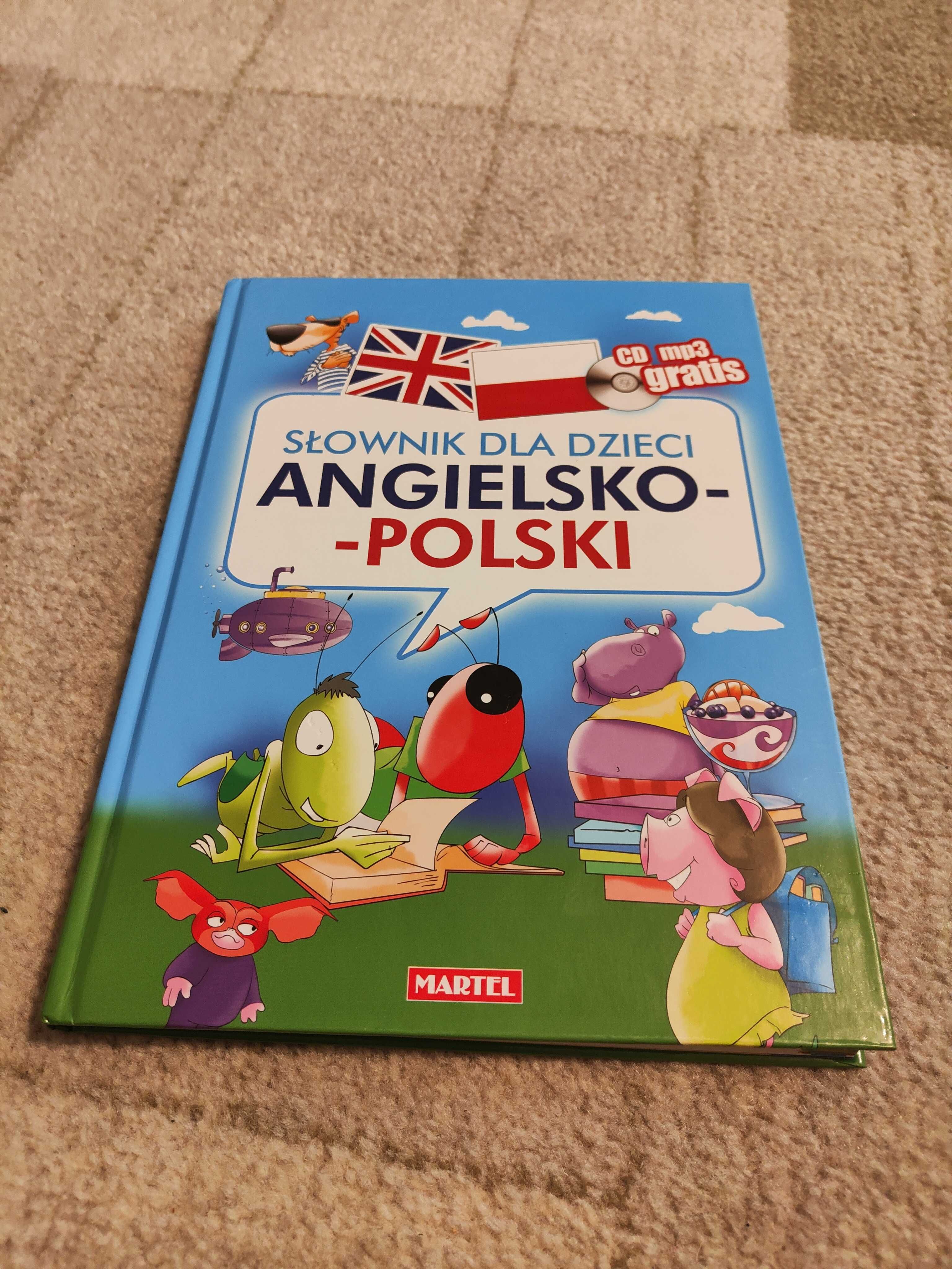 książka Słownik dla dzieci Angielsko - Polski + płyta CD