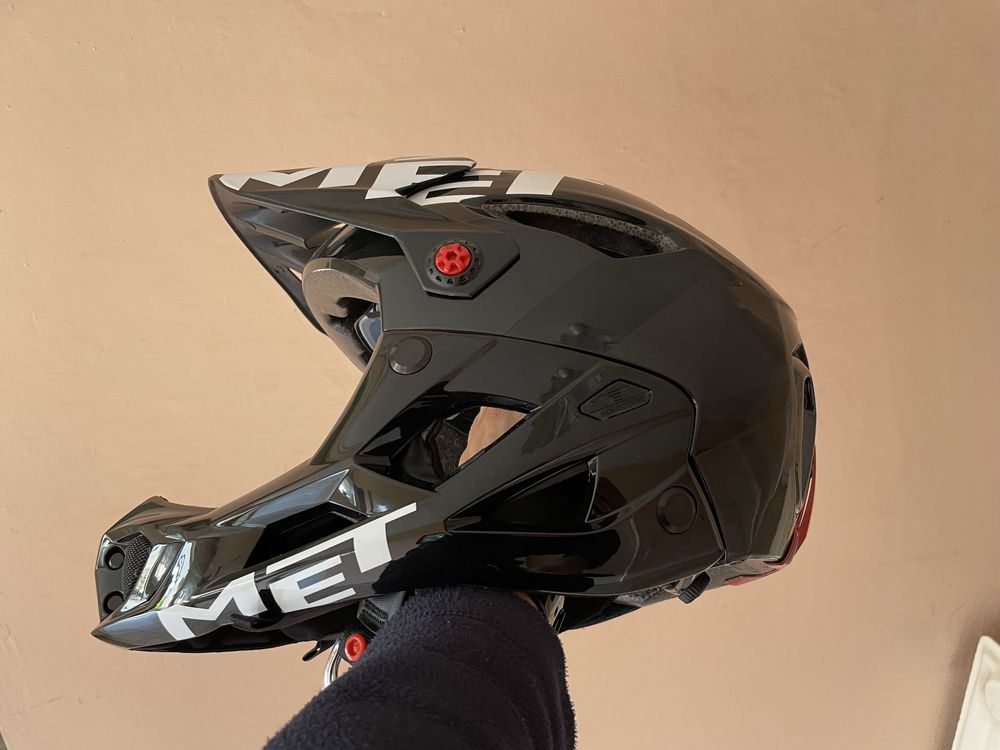 Kask Full Face Met Parachute rozmiar 59-62 cm MTB Enduro