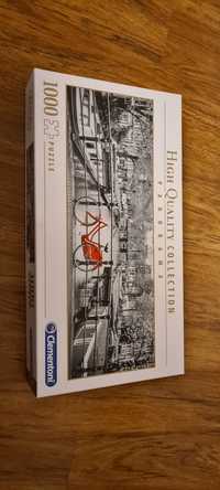 Puzzle 1000 Clementoni Panorama Amsterdamski rower