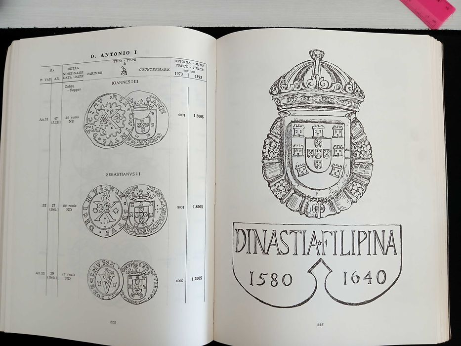Livro das Moedas de Portugal Preçário