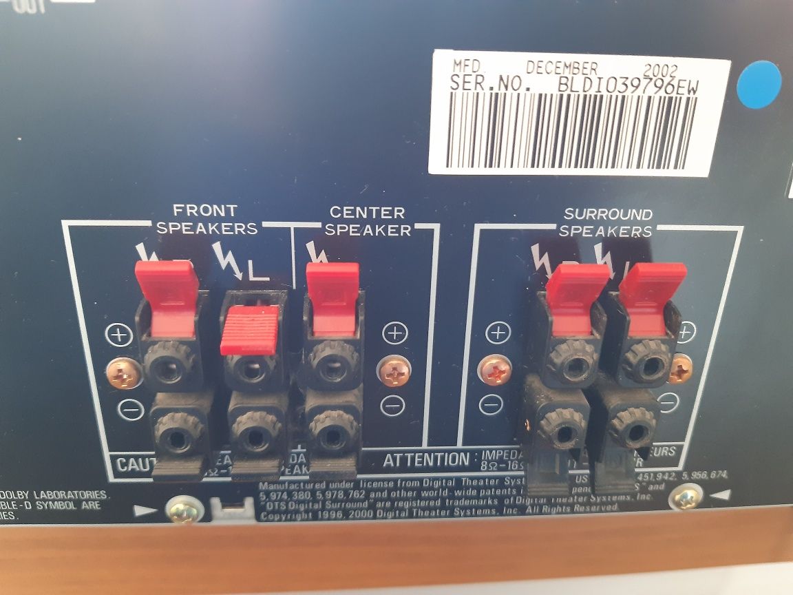 Amplituner Pionieer vsx-d511-s