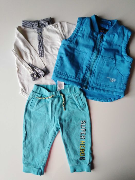 Paczka ubranek dla chłopca w rozmiarze 68 coolclub H&M F&F NEXT Zara