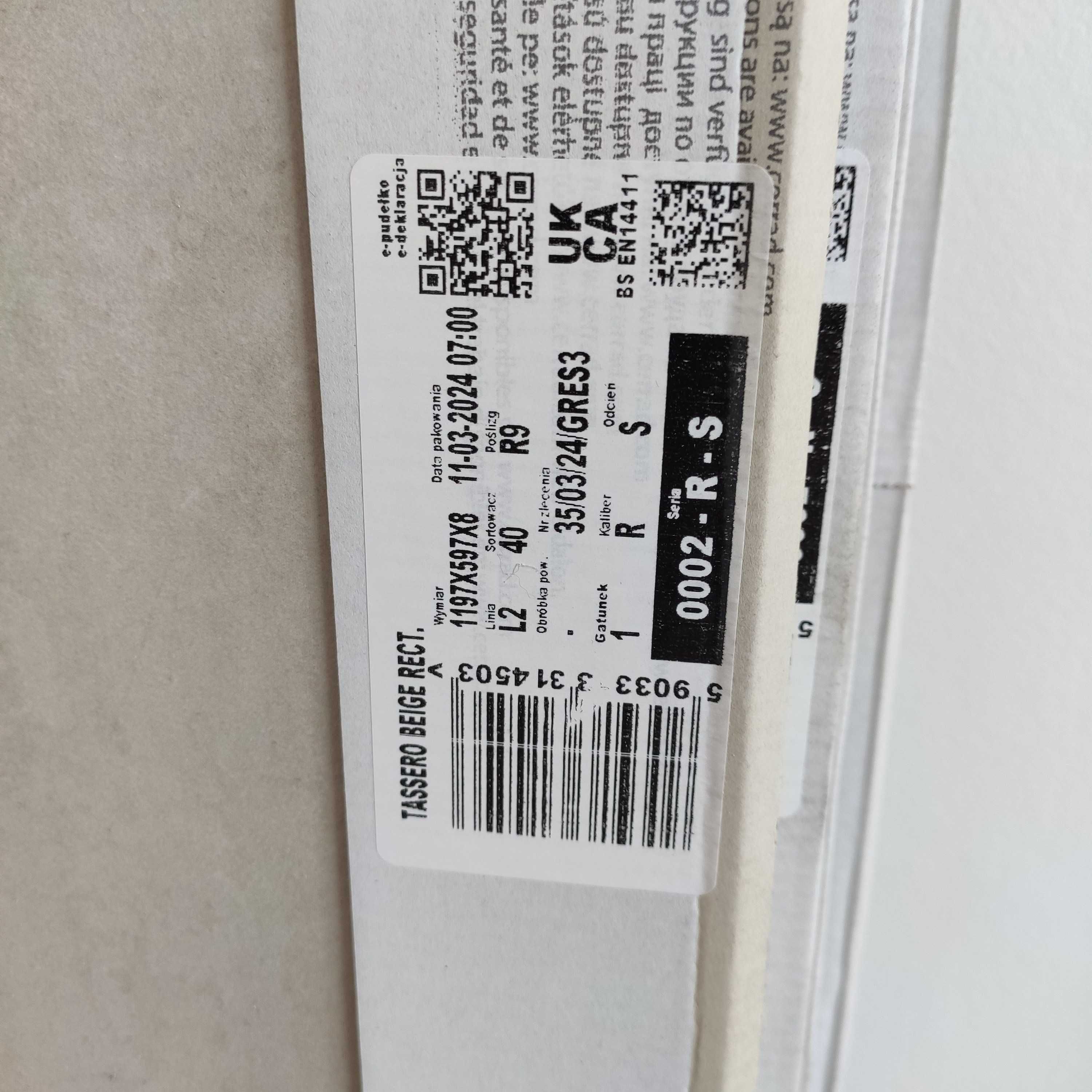Płytki gres Tassero Beige