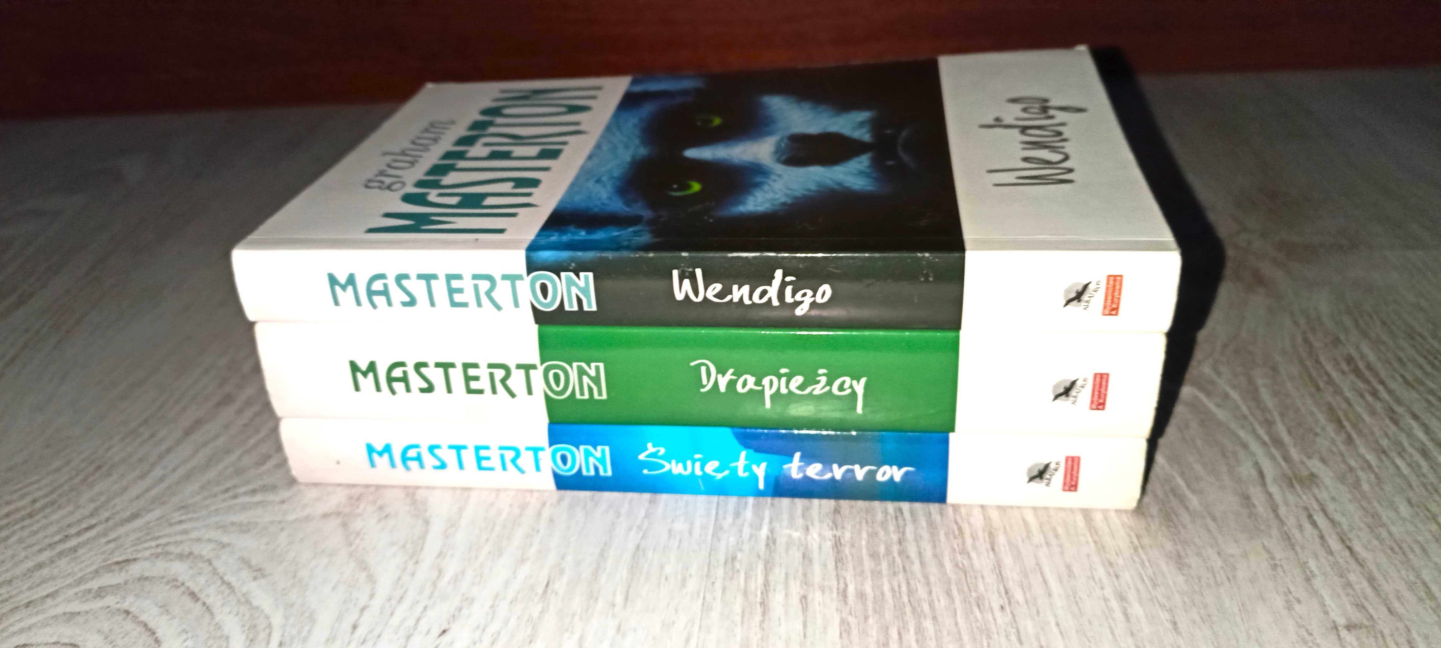 3x Graham Masterton Wendigo + Drapieżcy + Święty terror