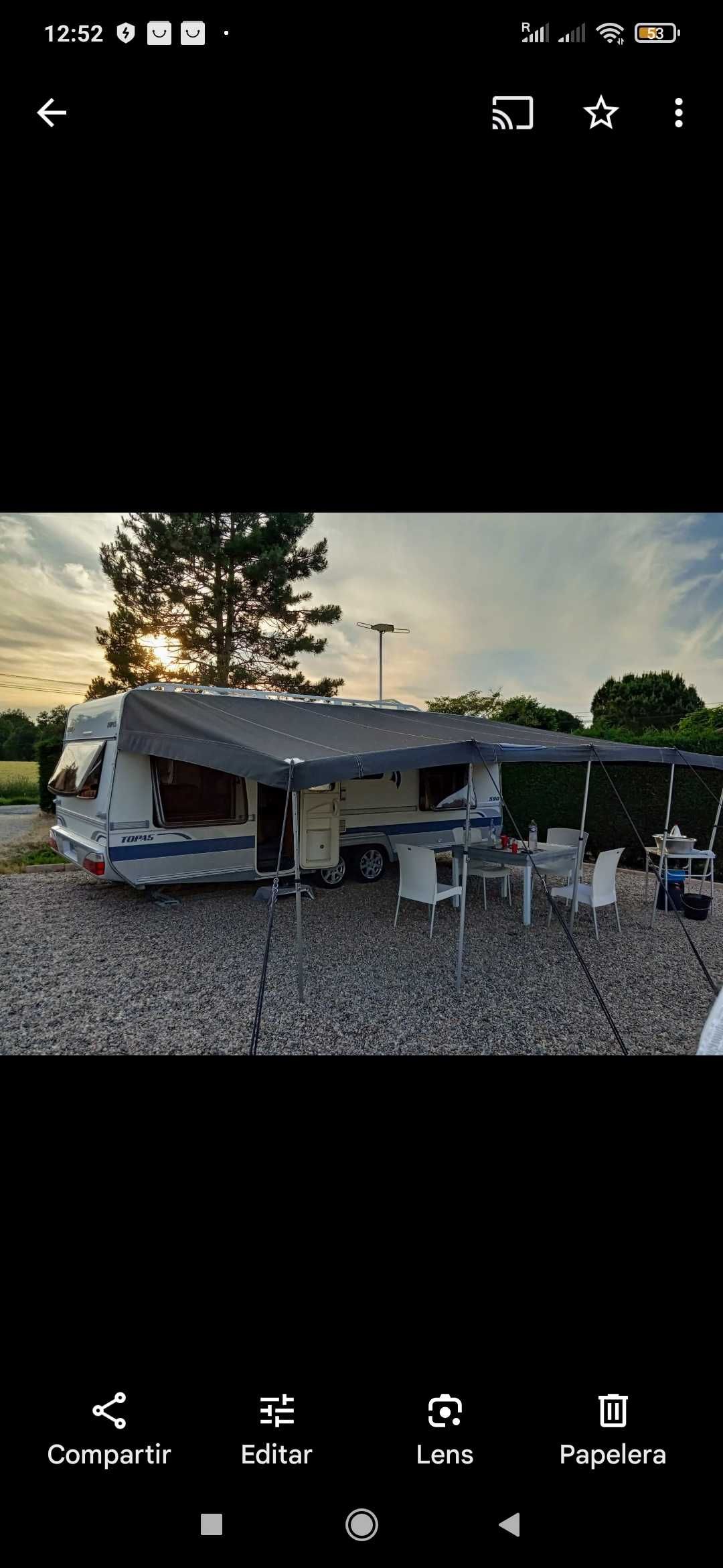Avançado caravana