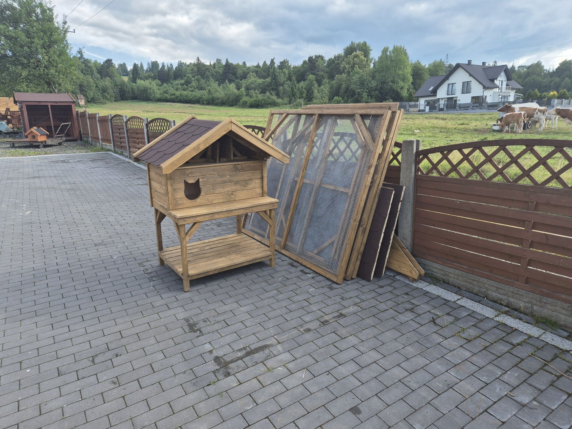Woliera dla kotów, ptaków