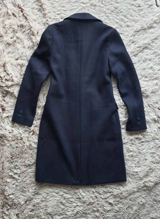 Nowy, granatowy płaszcz Sinsay