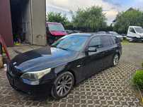 Bmw e61 530d 231km black sapphire wszystkie czesci