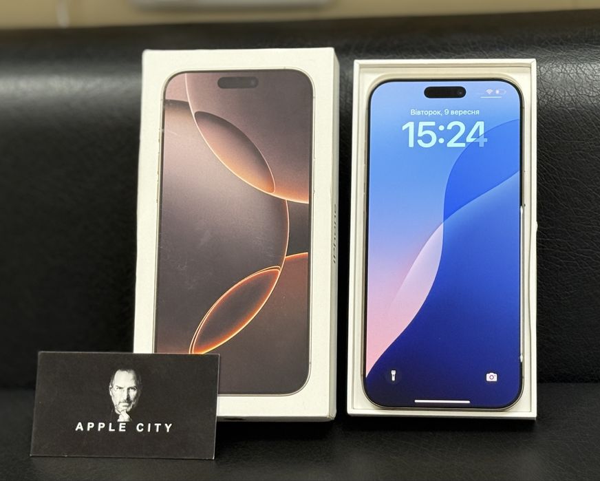 Ідеал IPhone 16 Pro Max 256 Desert Titanium Гарантія Магазин+обмін